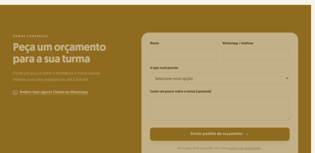 Formattec Formaturas - Orçamento